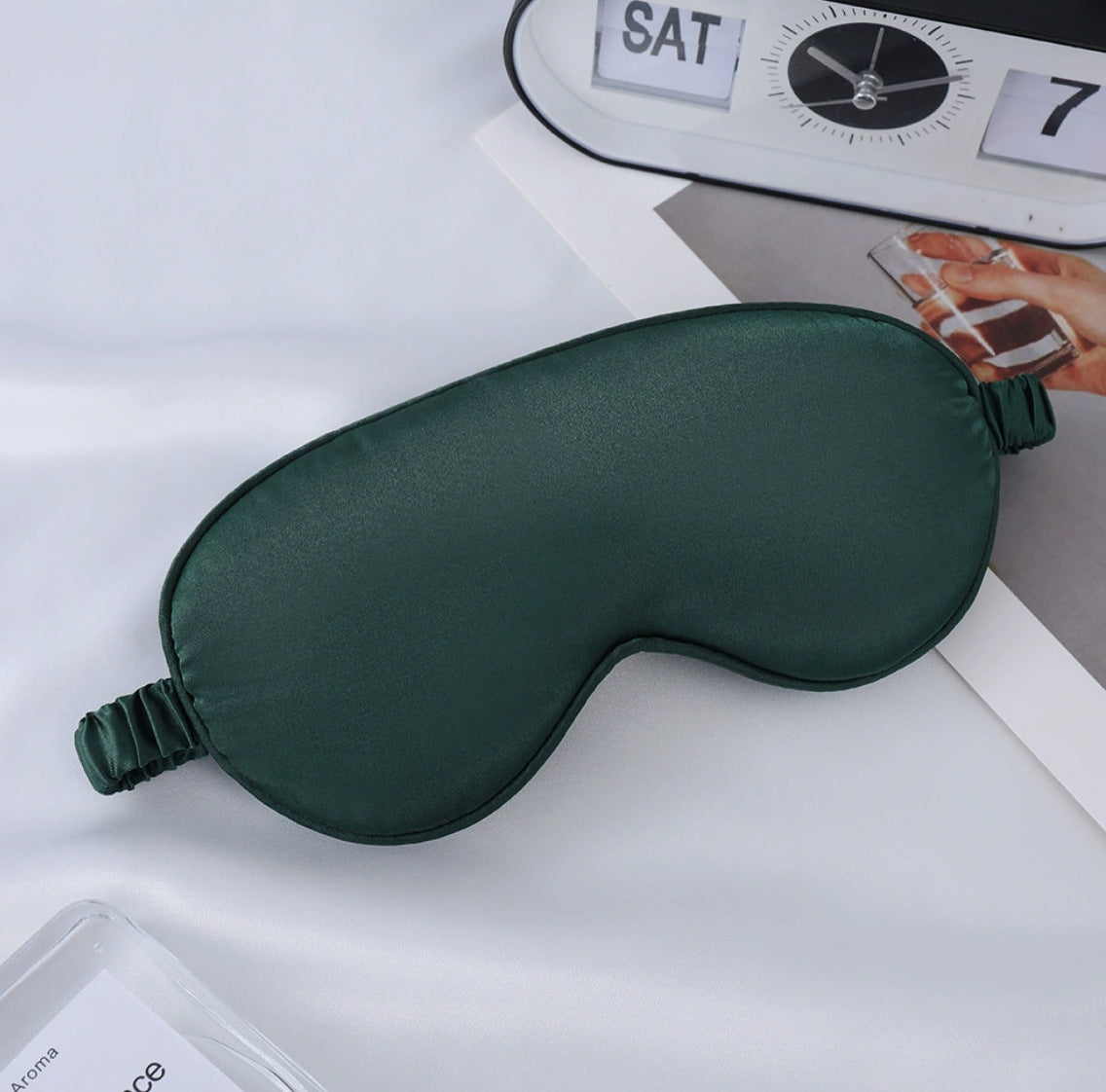 Unisex nan seidenweiche Schlafmaske mit ergonomischer Polsterung und verstellbarem Elastikband Brehn