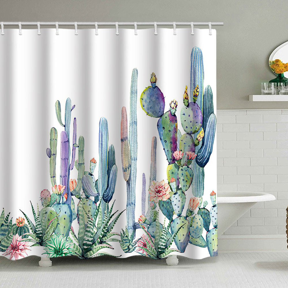 Cactus Garten-Thema Duschvorhang Brehn