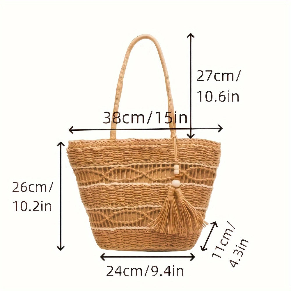 Stylische und Geräumige Makramee Tasche Brehn