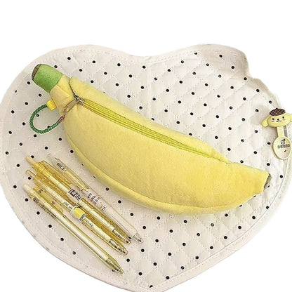 Niedliches Plüsch-Bananen-Stiftetui