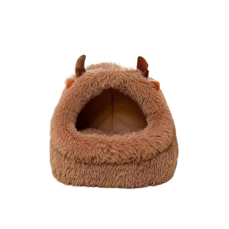 Gemütliches Berghütten-Hundebett