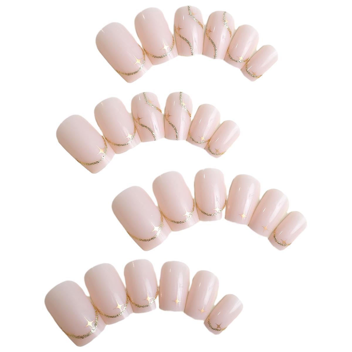 Elegantes Press-On Nail Art Set Brehn
