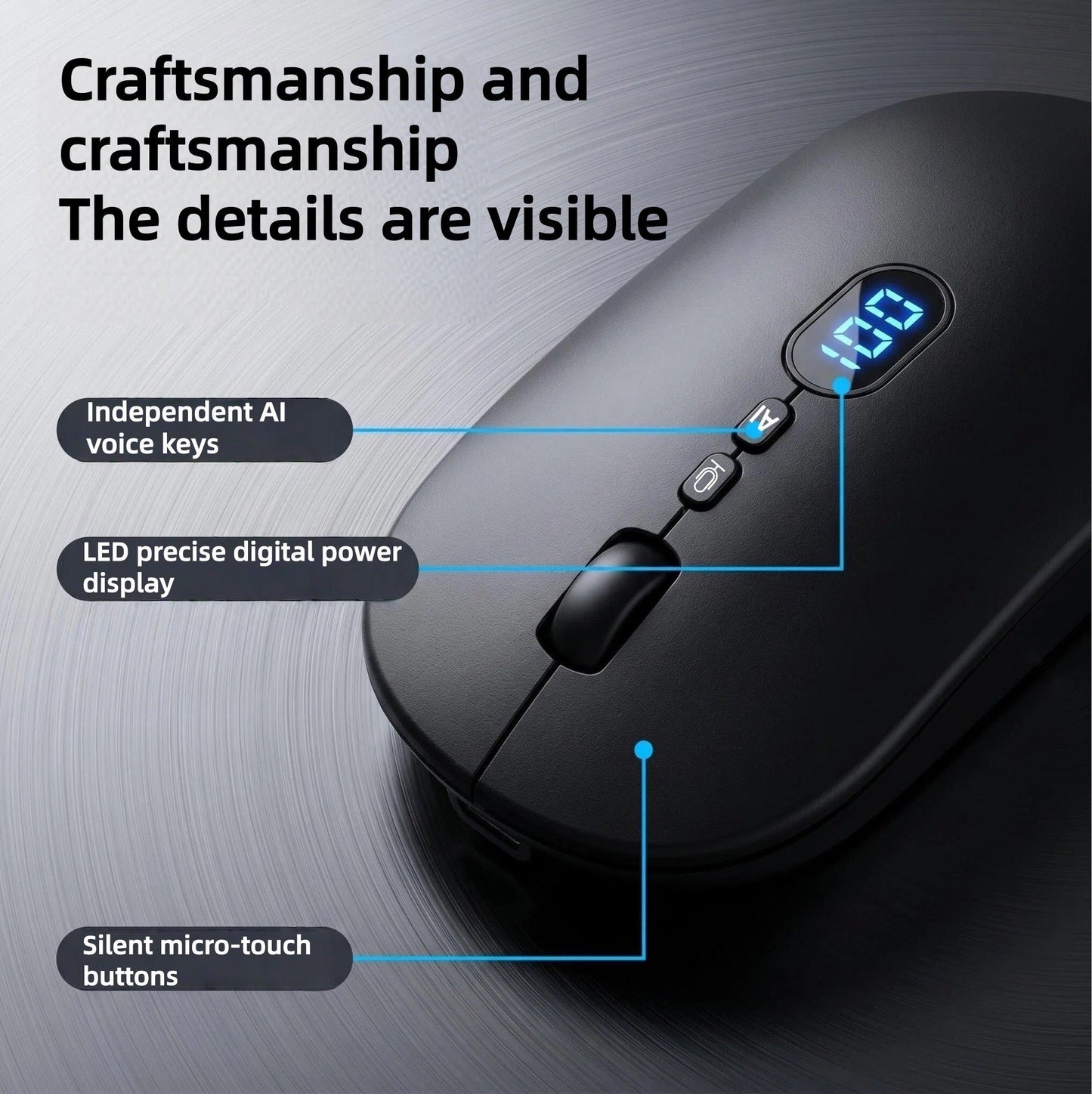 Drahtlose optische Maus Brehn
