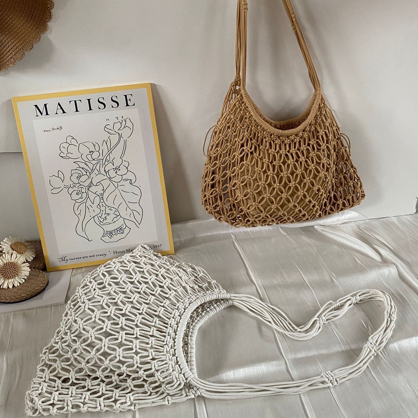 Handgeknüpfte Strandtasche Brehn