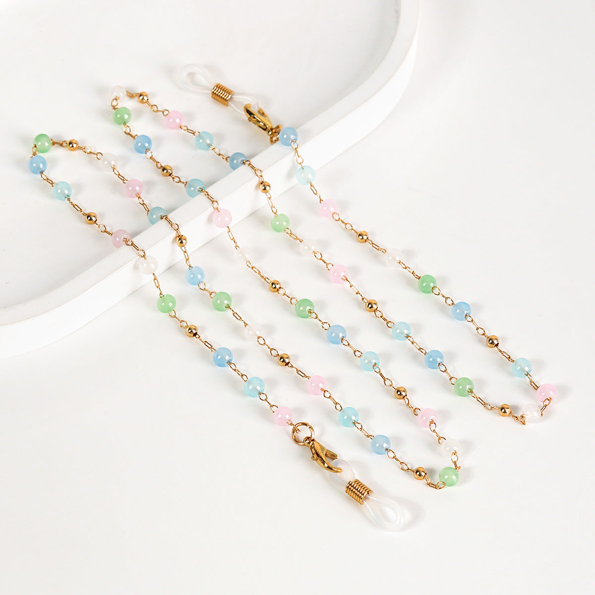 Stylische Perlen Brille Kette Brehn