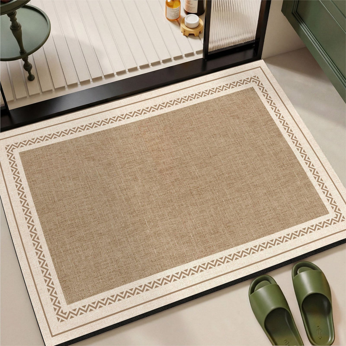 Elegante Vintage Blumenmuster Bereichsmatte