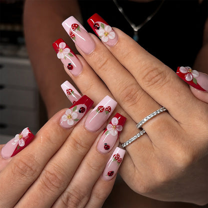 Floral Art Press-On Nail Set Brehn