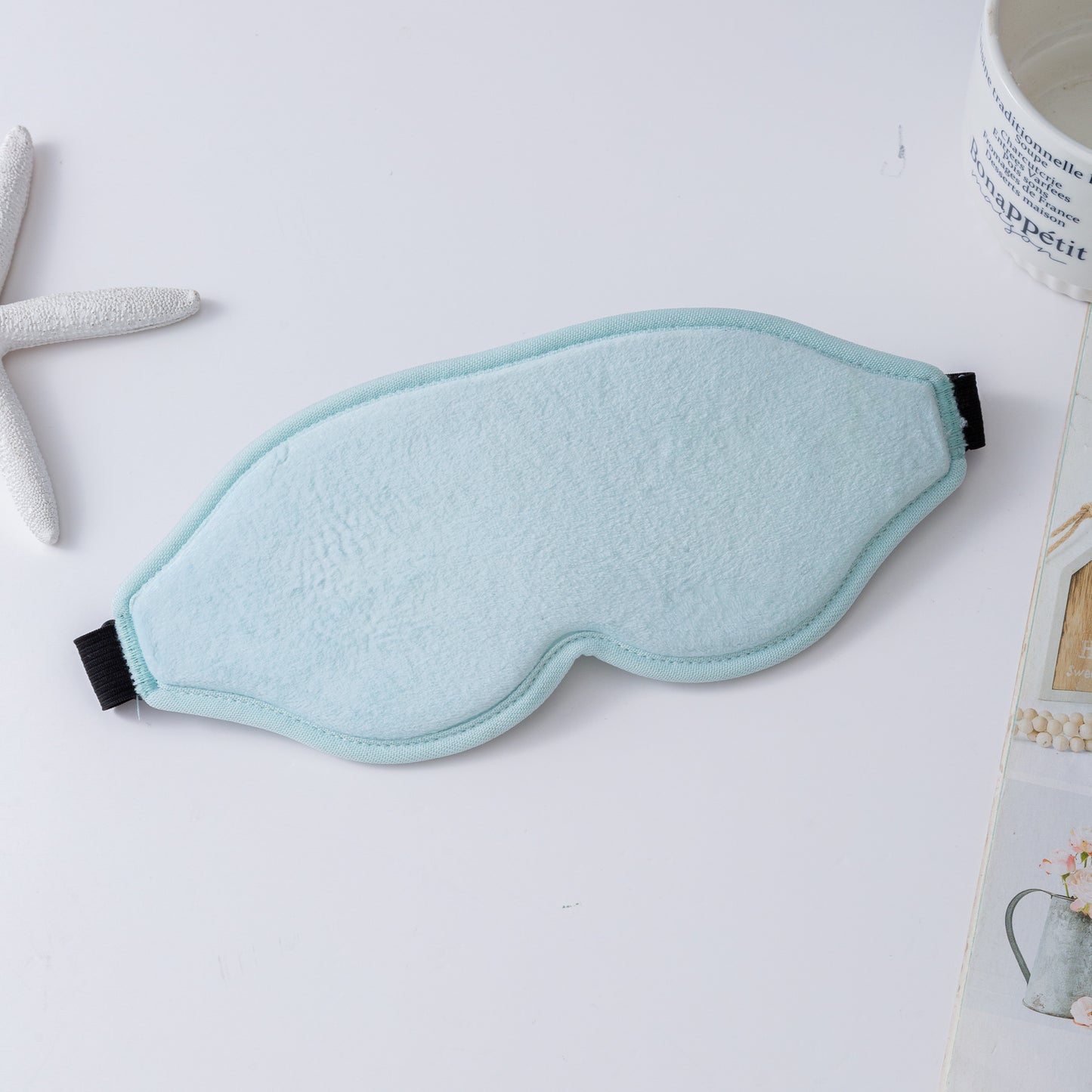Unisex nan ergonomische Schlafmaske mit dreidimensionaler Kontur und verstellbarem Gummiband Brehn