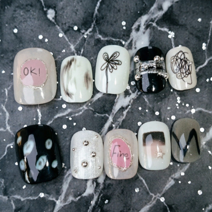 Kreatives Kunstnagelset Brehn