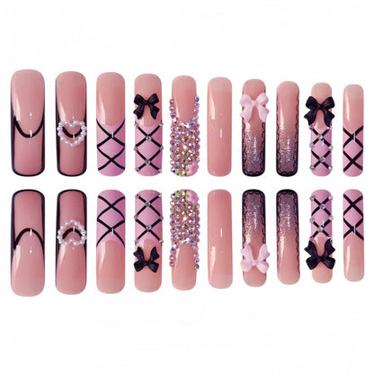 Glamouröse Statement Nagelkunst Extensions Brehn