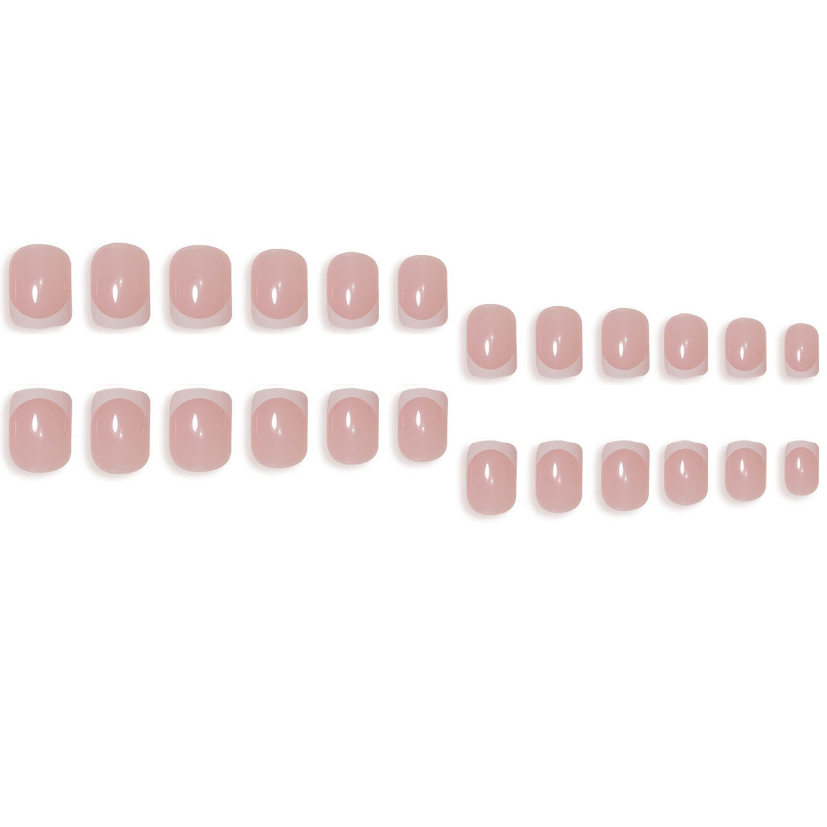 Französische Spitze Acryl-Nageldesign Brehn