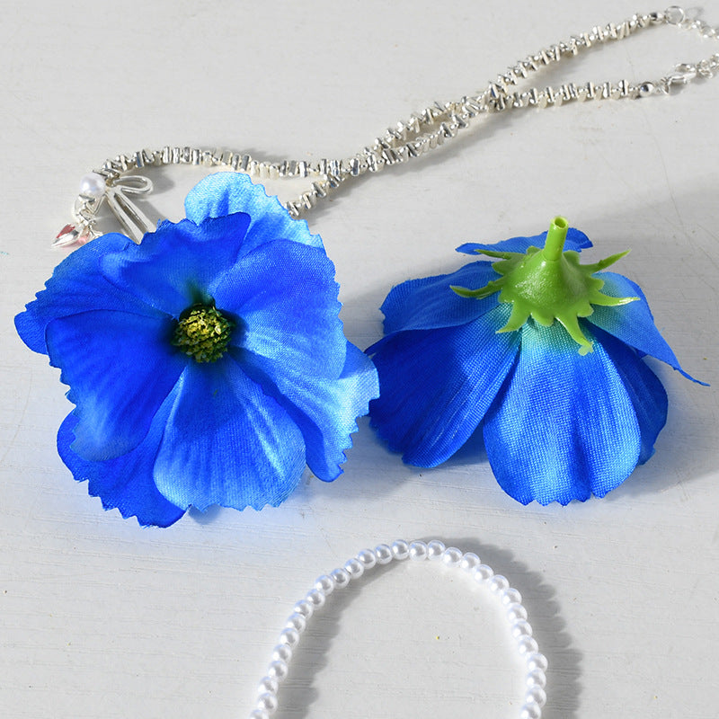Elegante Blumige Haarklammer Set