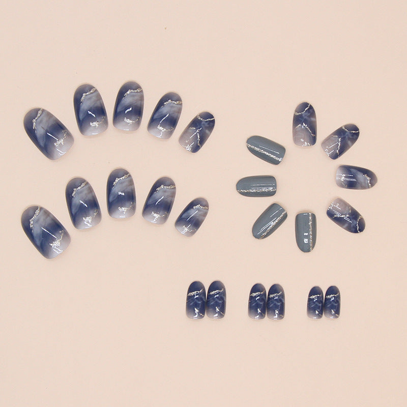 Premium Marmor Design Press-On Nagelspitzen Brehn