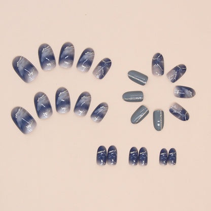 Premium Marmor Design Press-On Nagelspitzen Brehn