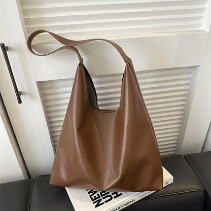 Stylishe Leder Hobo Tasche
