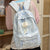 Damen stilvoller Stern-Print Rucksack Brehn