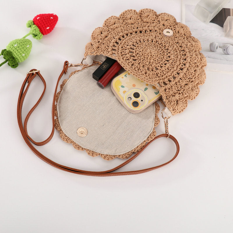Häkeltasche mit Verspieltem Strukturdesign Brehn