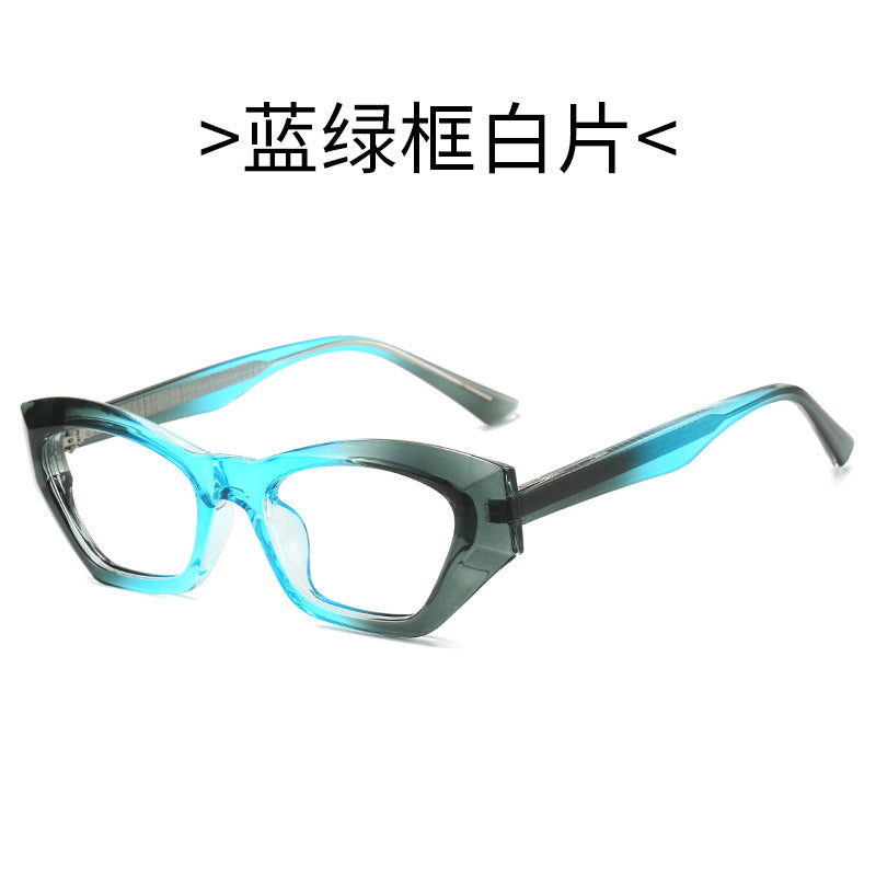 Damen Cat-Eye Sonnenbrille mit modernen transparenten Akzenten Brehn