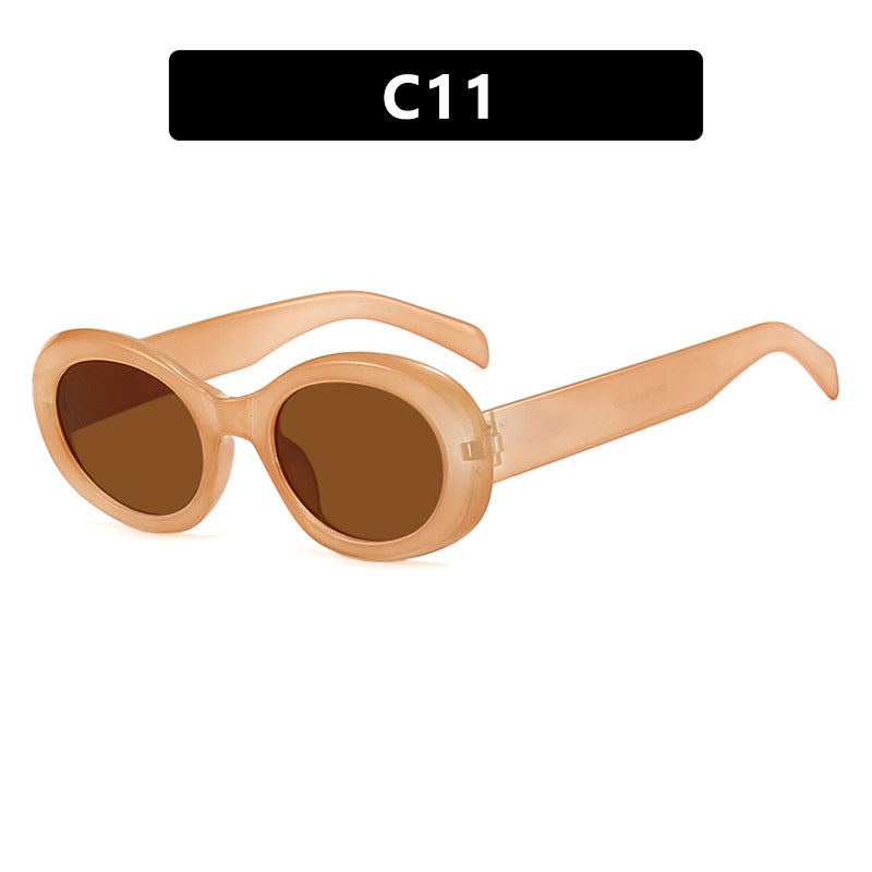 Damen trendige, transparente Sonnenbrille Brehn