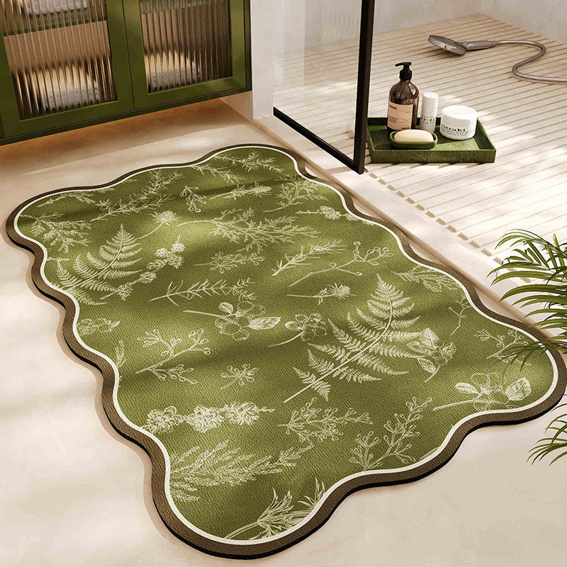 Floral Pattern Badmatte Brehn