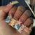 Kreatives thematisiertes Press-On Nagelkunst Set Brehn