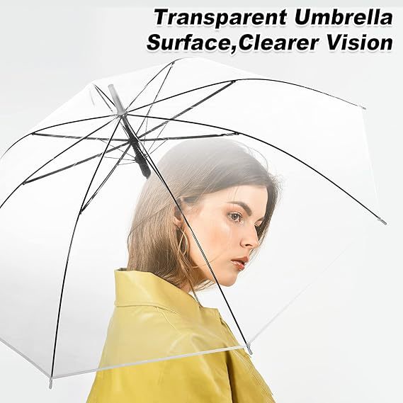 Damen Transparenter Regenschirm mit elegantem Design Brehn