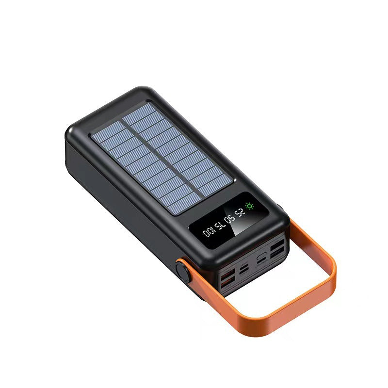 Solarbetriebene Powerbank mit Integrierten Ladekabeln Brehn