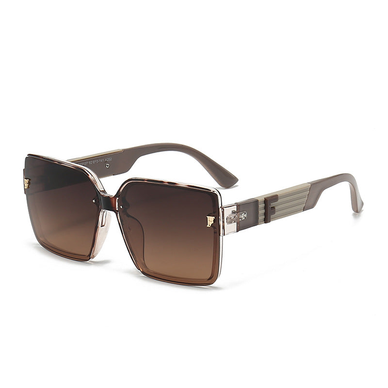 Damen quadratische Sonnenbrille mit luxuriösem Rahmen und polarisierenden Gläsern Brehn