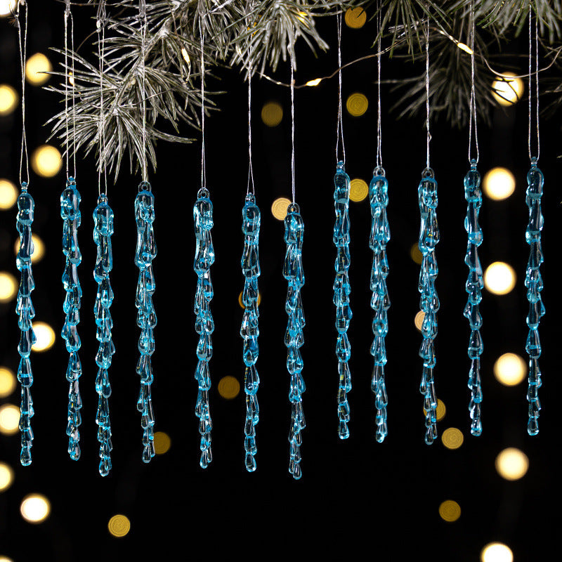 Dekorative Weihnachtslichterkette mit Eiszapfen-Design Brehn