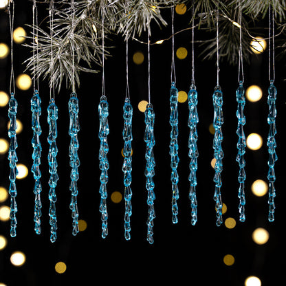 Dekorative Weihnachtslichterkette mit Eiszapfen-Design Brehn