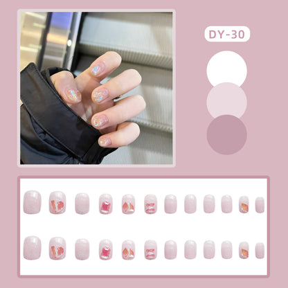 Funkelnd Glitzernd Press-On Nagelset Brehn