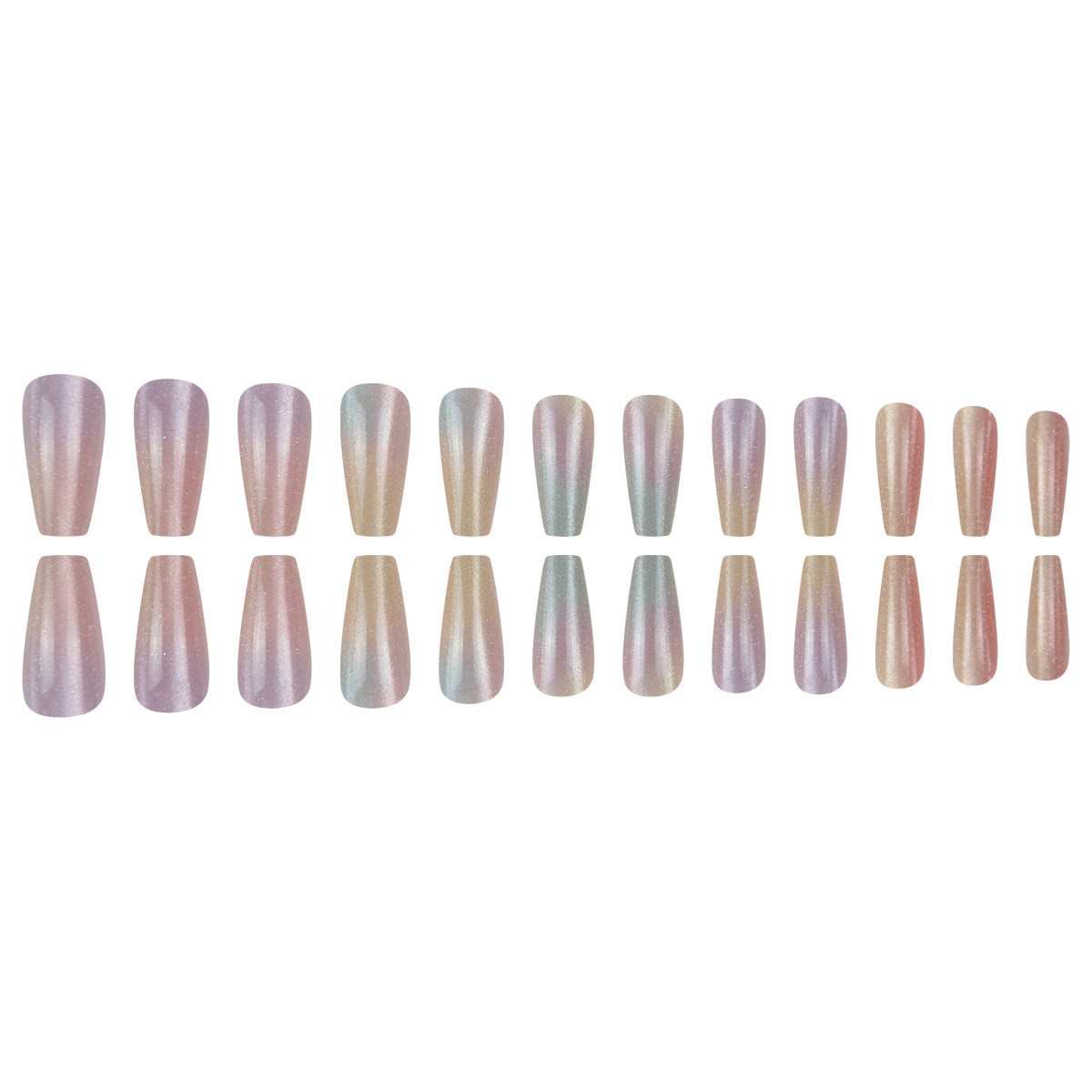 Gradient Press-On Nails Brehn