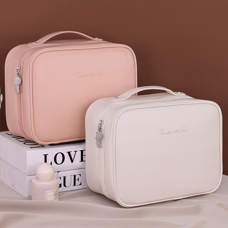 Kosmetik-Organizer Mit Doppeltem Reißverschluss Und Elegantem Innenfächerdesign Brehn