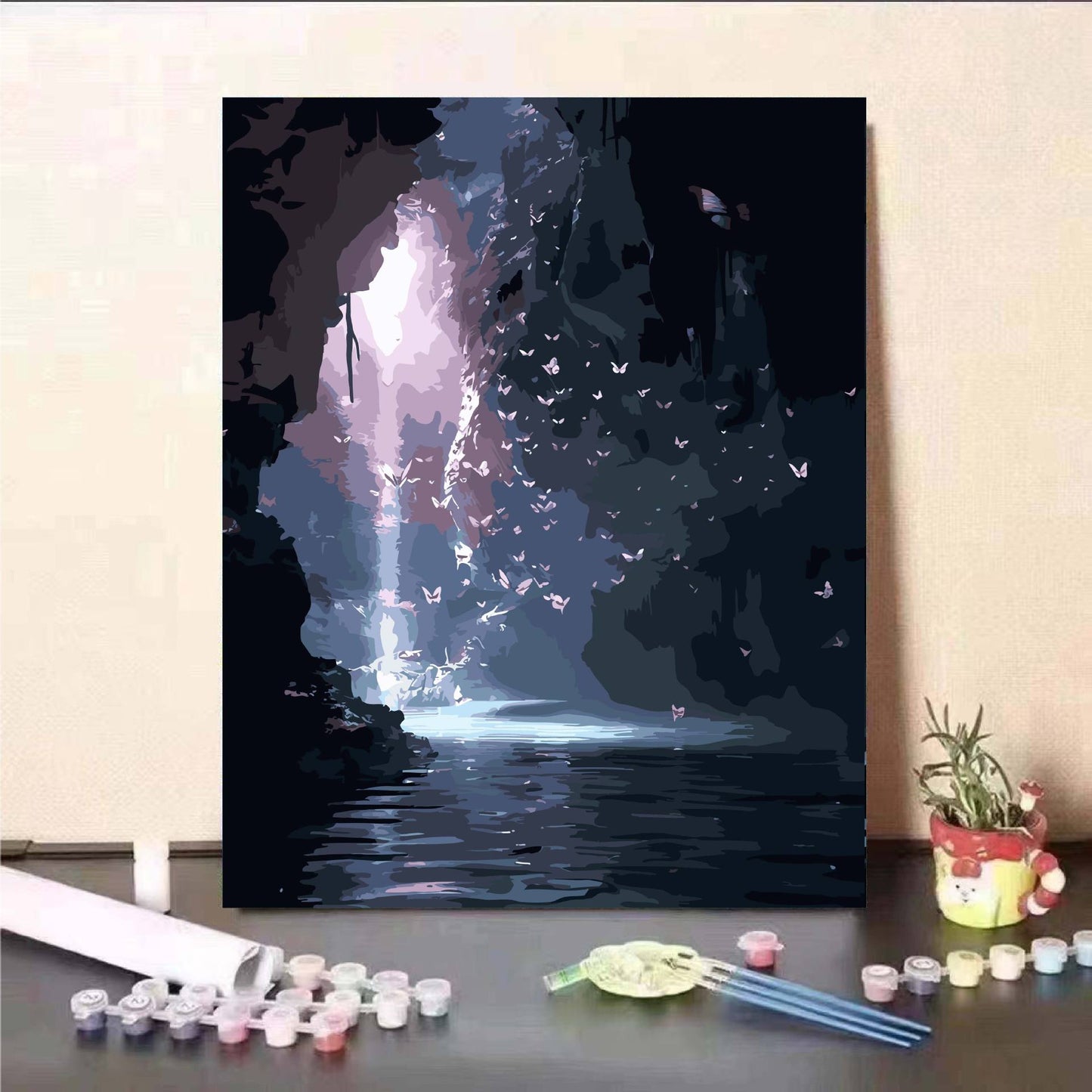 Floral Fantasy Malen nach Zahlen Wandkunst Brehn