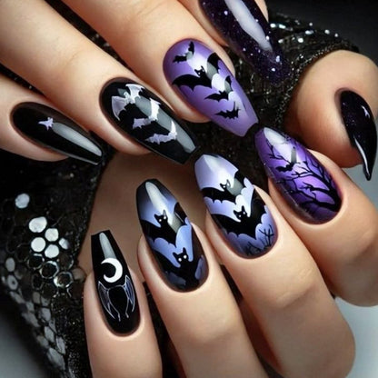 Halloween Fledermaus Nagelkunst Set Brehn