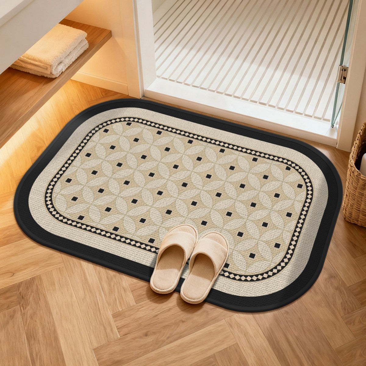 Komfort Wasserabweisende Badematte Brehn