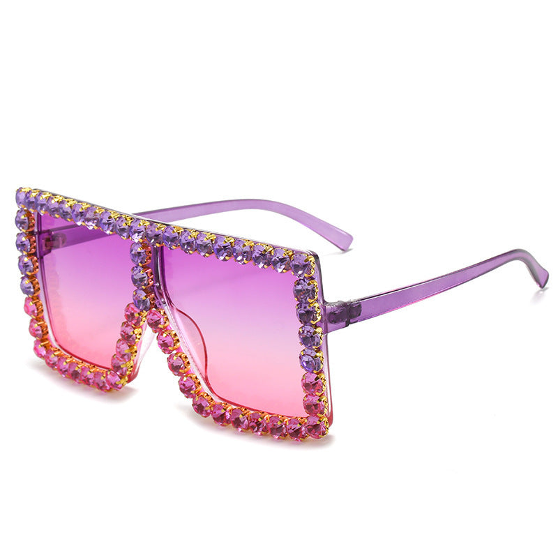 Damen modische Sonnenbrille mit Strassverzierung Brehn