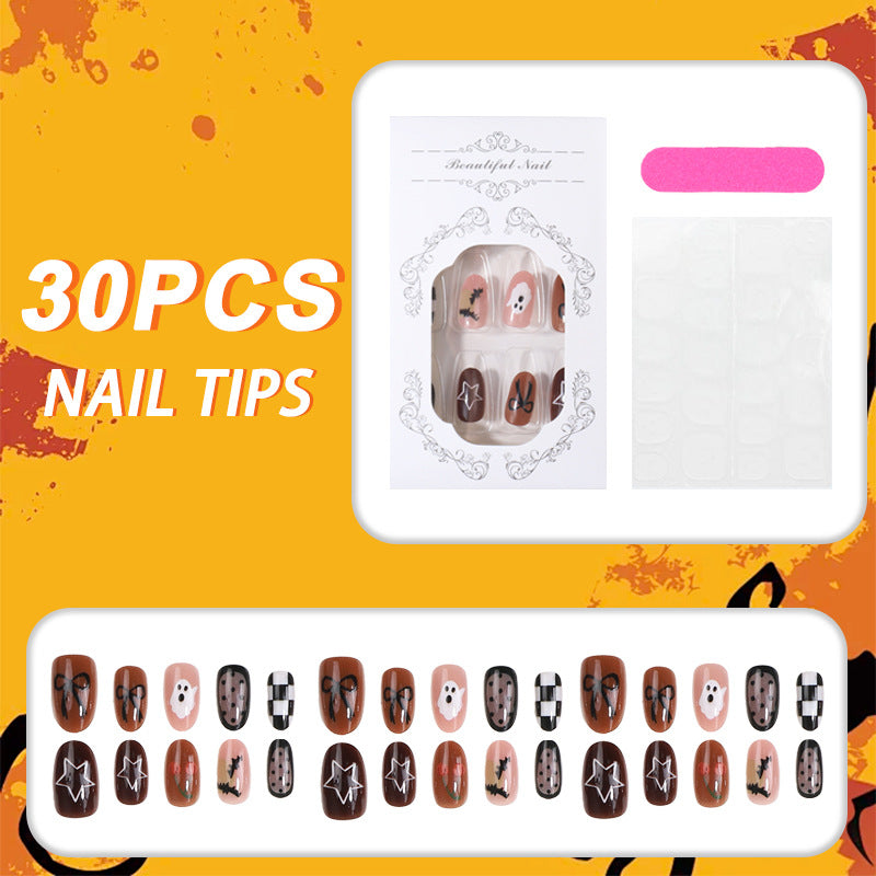 Kreative Halloween-Themen Press-On Nail Tips Brehn