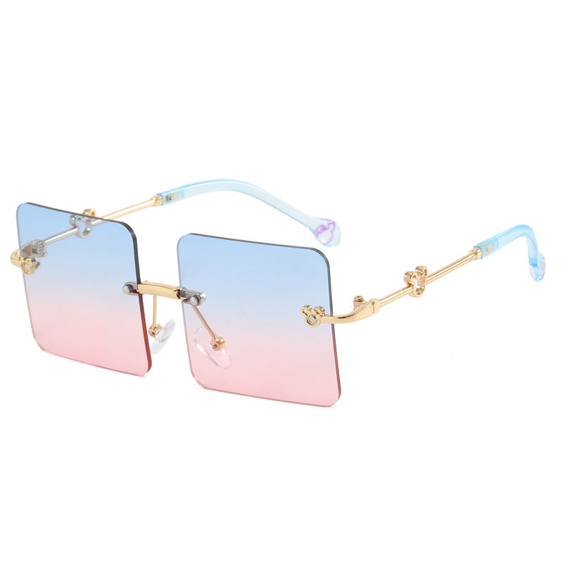 Damen quadratische Sonnenbrille mit luxuriösem, hochwertigem Rahmen Brehn