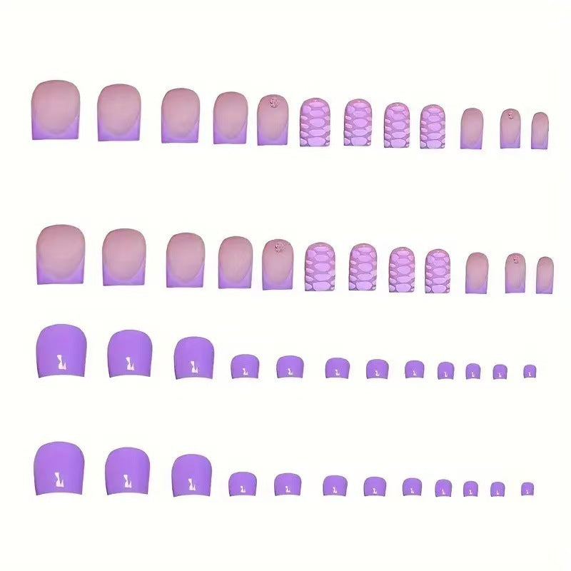 Künstlerisches Gel-Nagelset Brehn