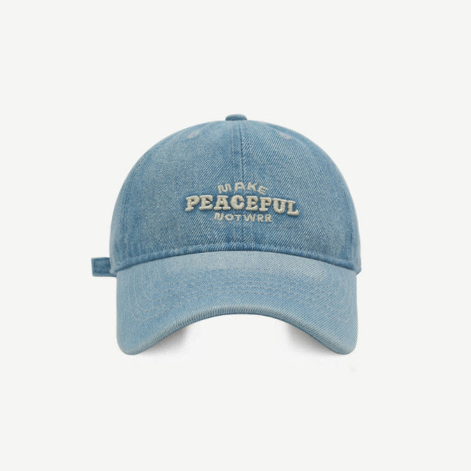 Damen zertifizierte Jeans bestickte Cap Brehn