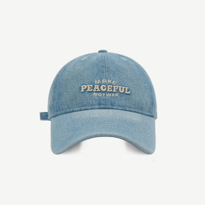 Damen zertifizierte Jeans bestickte Cap Brehn