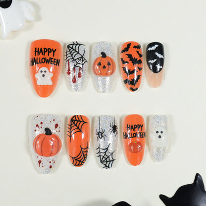 Kunstnagelset mit Halloween-Motiven Brehn 1787560980