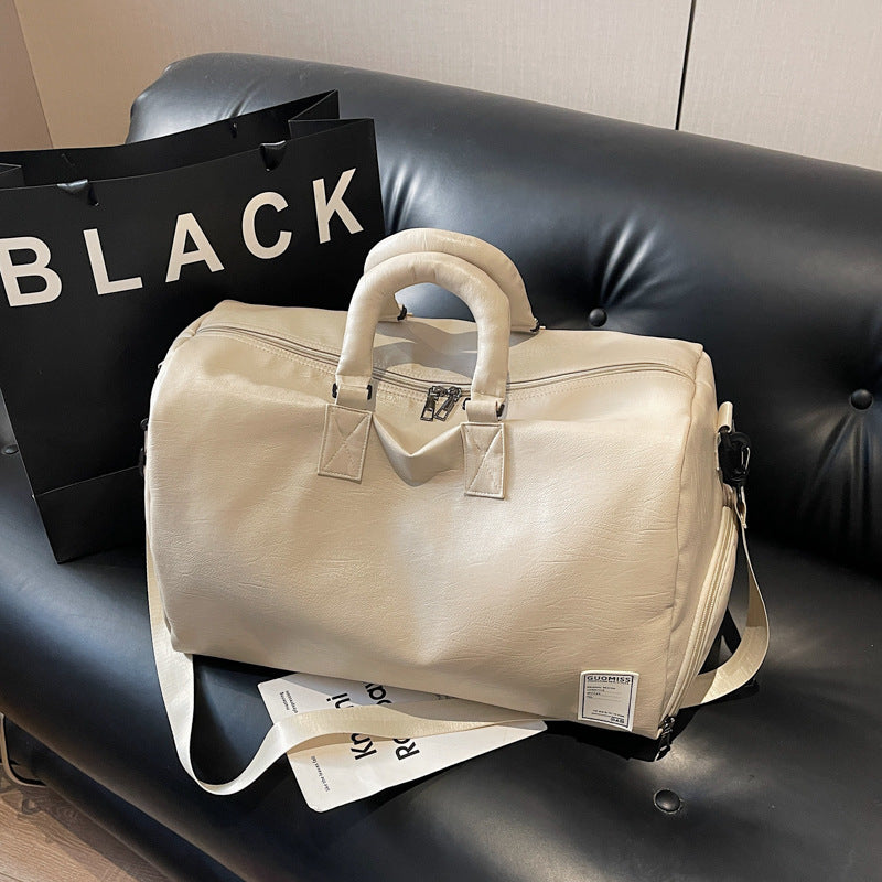 Premium Leder Reise Holdall Brehn