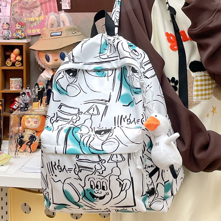 Rucksack Im Modernen Comic-Design Brehn