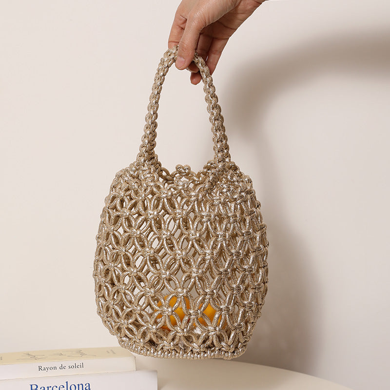 Trendige Shopper-Tasche mit Einzigartigem Netzdesign Brehn