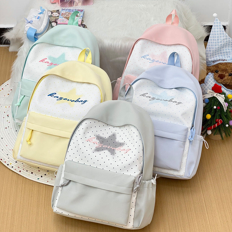 Stylische mit Sternen verzierte lässige Rucksack Brehn