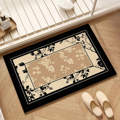 Eleganter floral gemusterter Teppich