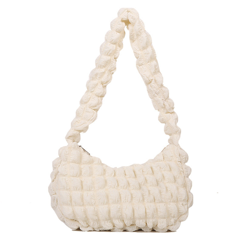 Texturierte Gestrickte Schulterhandtasche