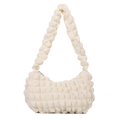 Texturierte Gestrickte Schulterhandtasche